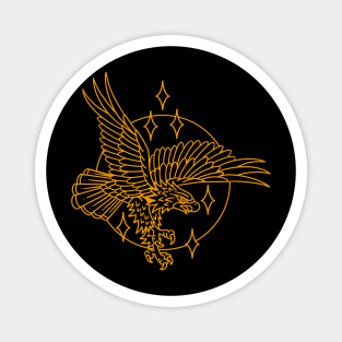 bold eagle tattoo Magnet